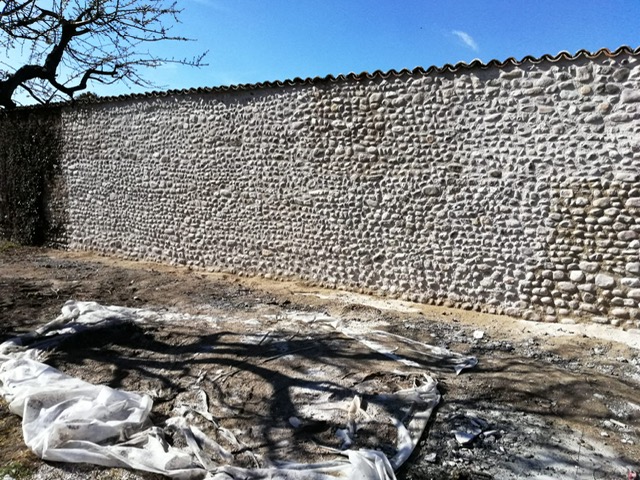 muri in pietra di recupero
